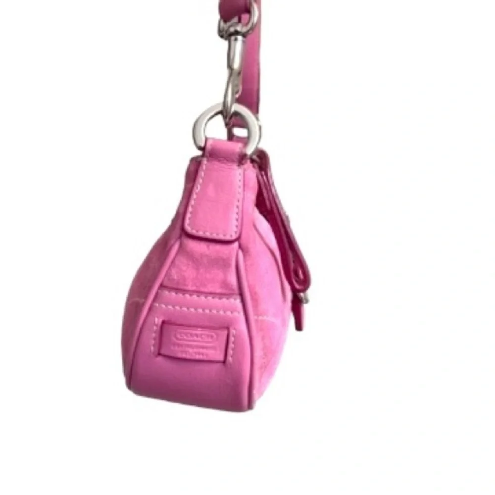 Coach vintage y2k RARE 7558 vintage mini soho Hampton bag pink suede
